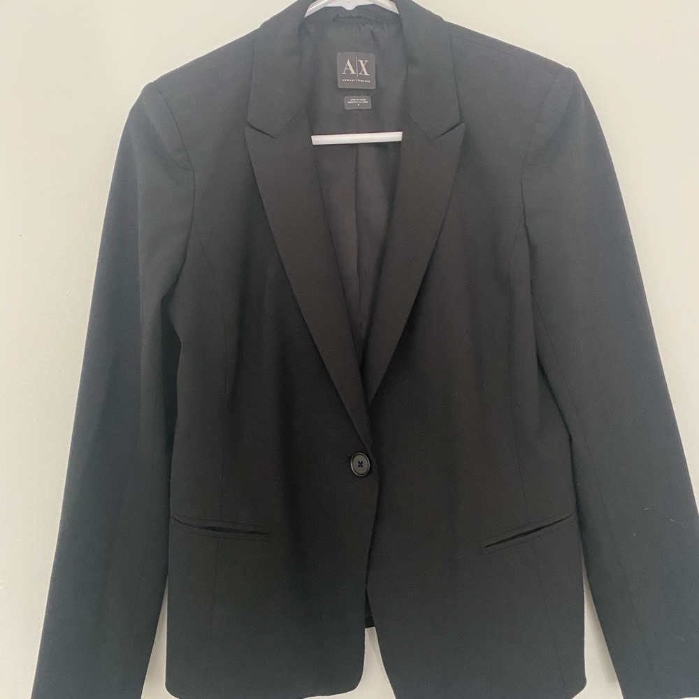 A/X Armani Exchange black blazer